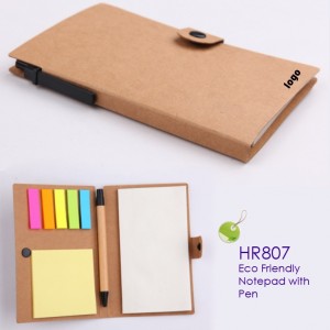 ECO Notepad with Pen and Post-its